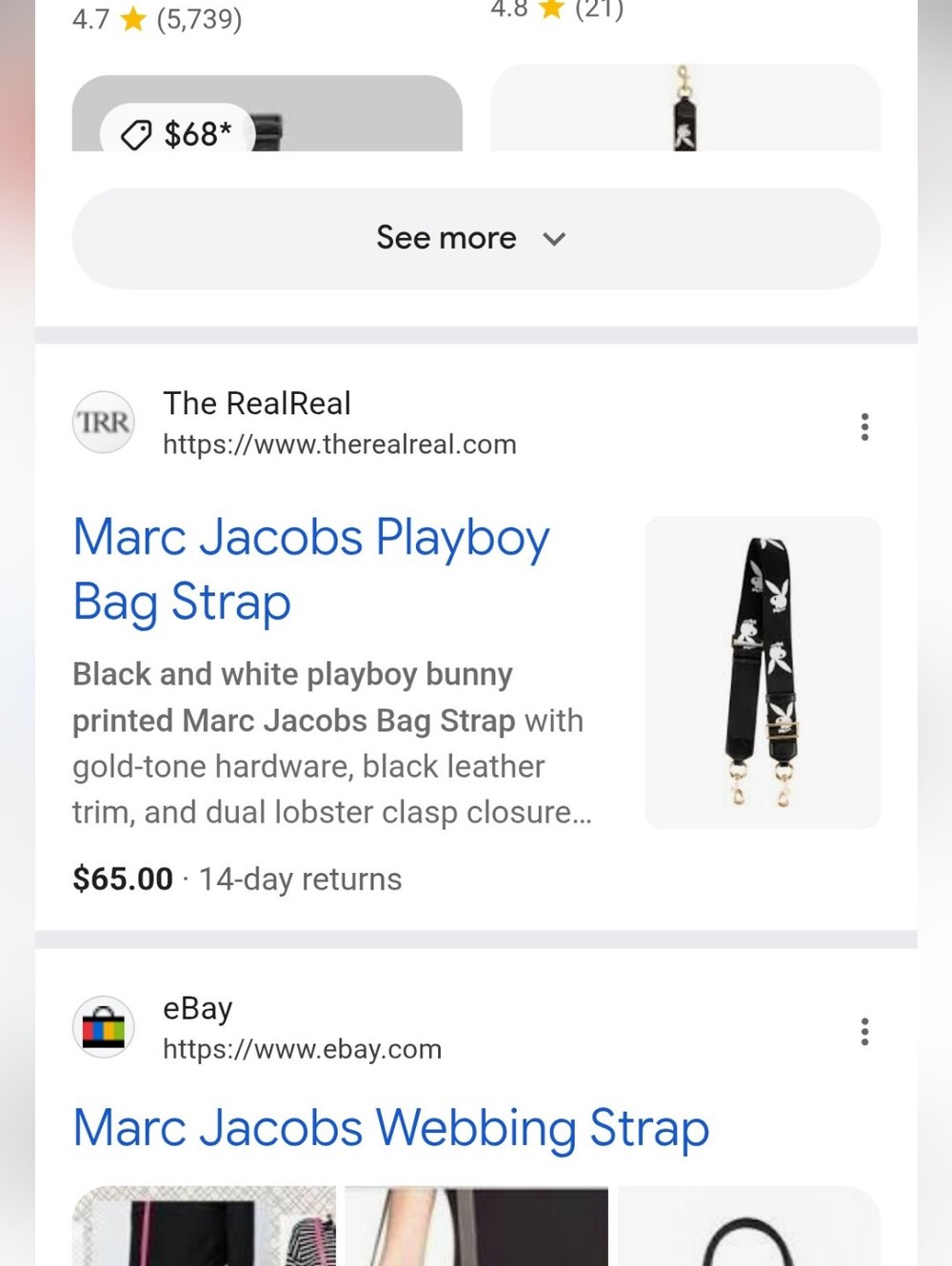 Marc Jacobs X Playboy Collab Snapshot Camera Bag with Playboy Strap - Picture 15 of 15